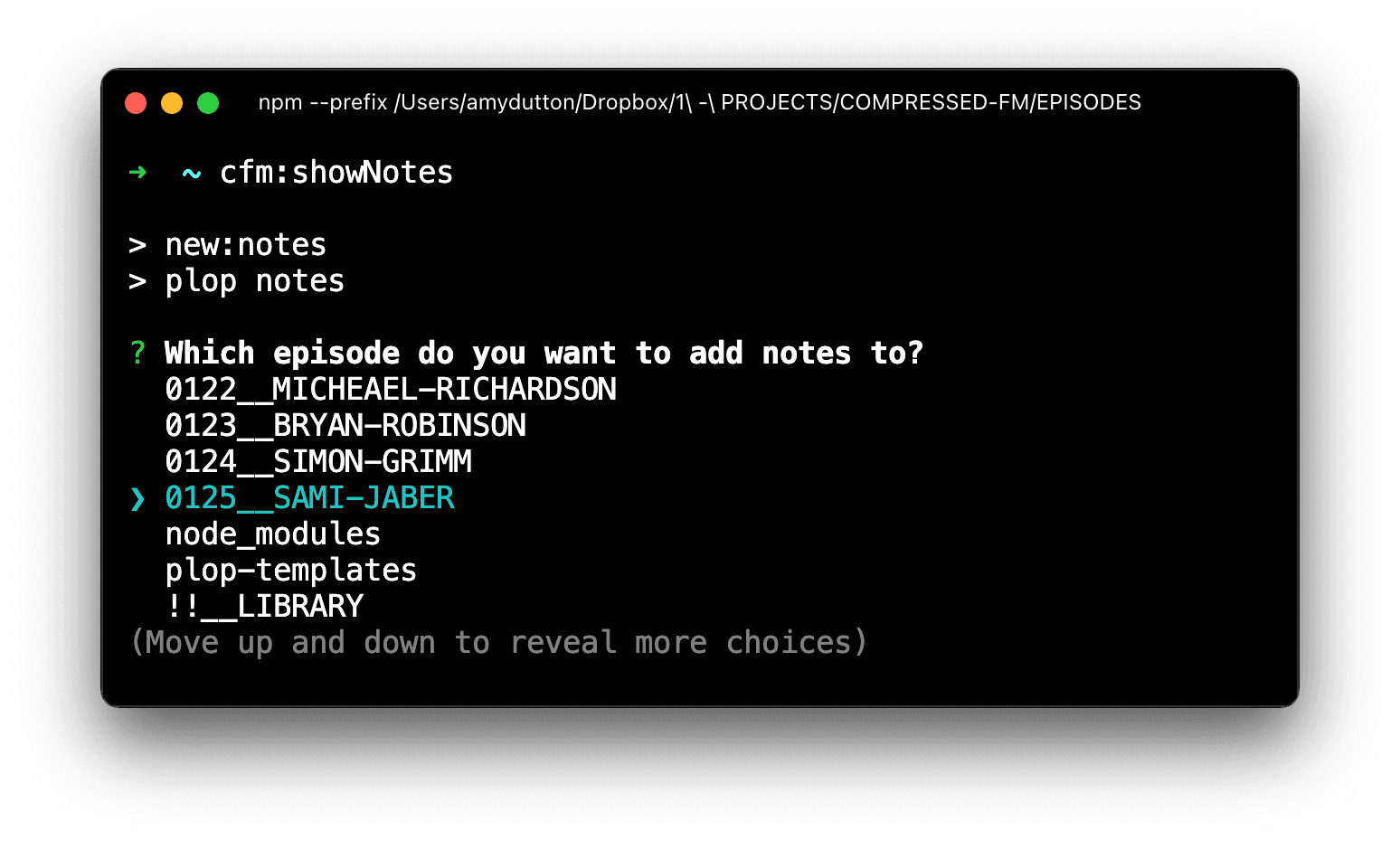 Terminal Selection